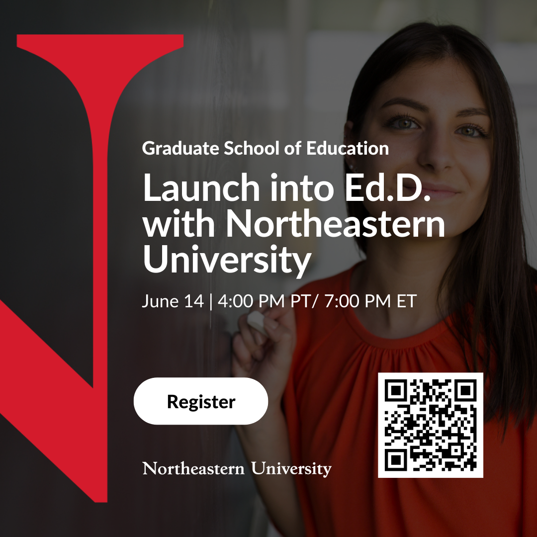 Launch into Ed.D. with Northeastern University